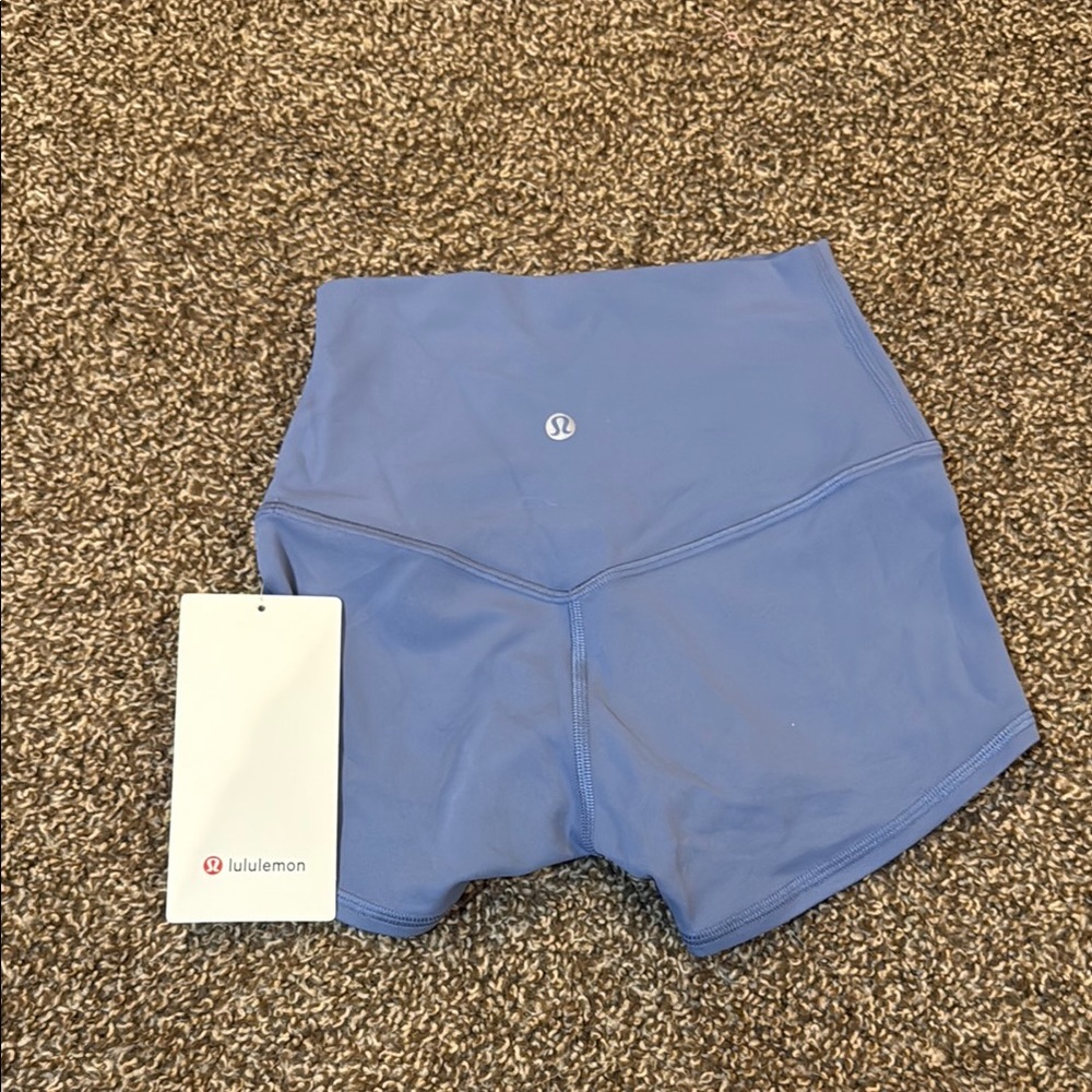 lululemon athletica Women's Blue High-Waisted Shorts